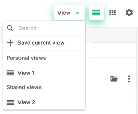 Resources > Media > Custom viewsdrop-down
